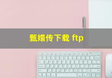 甄嬛传下载 ftp